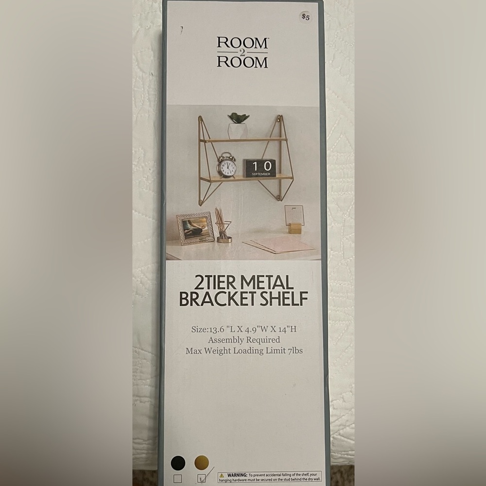 Metal Bracket Shelf // SOLD